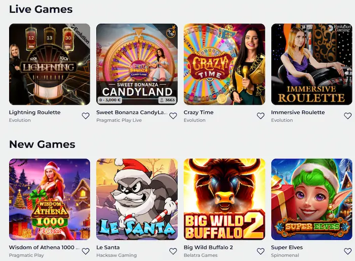Nomaspin Casino Games