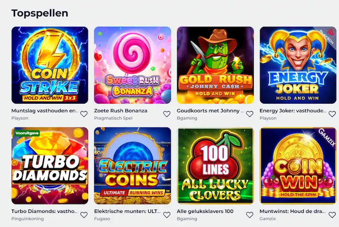 Nomaspin Casino Games